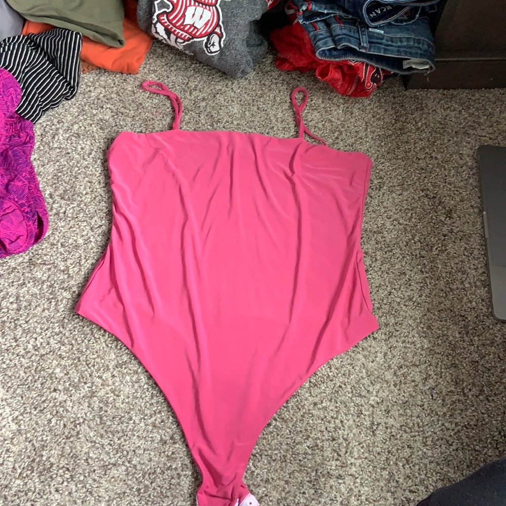 Pretty Little Thing Pink Bodysuit